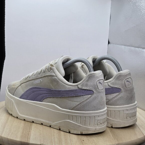 Women's Size 9.5 - Puma WMNS Karmen 2 Platform Nu Warm White Grey 406592-02 - Picture 7 of 9